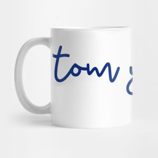 tom yum goong - Thai blue - Flag color Mug